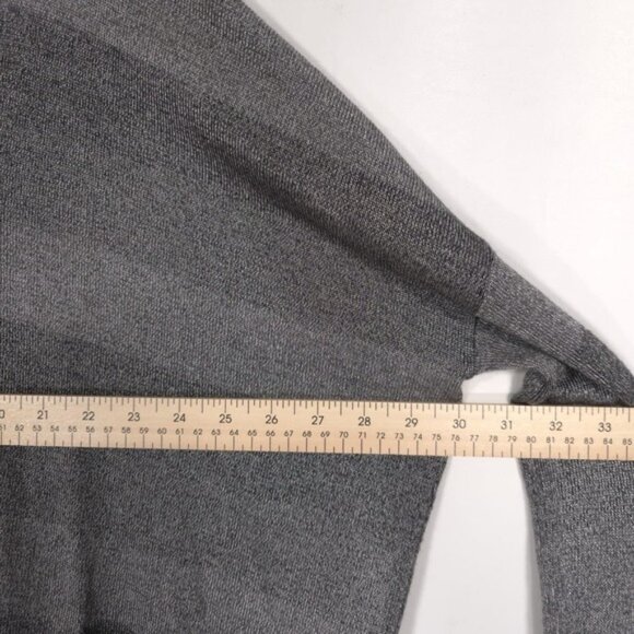 Theory WOOL Blend Women's Pullover Sweater MEDIUM Gray Striped APRILY C LUSTROUS - Picture 6 of 10